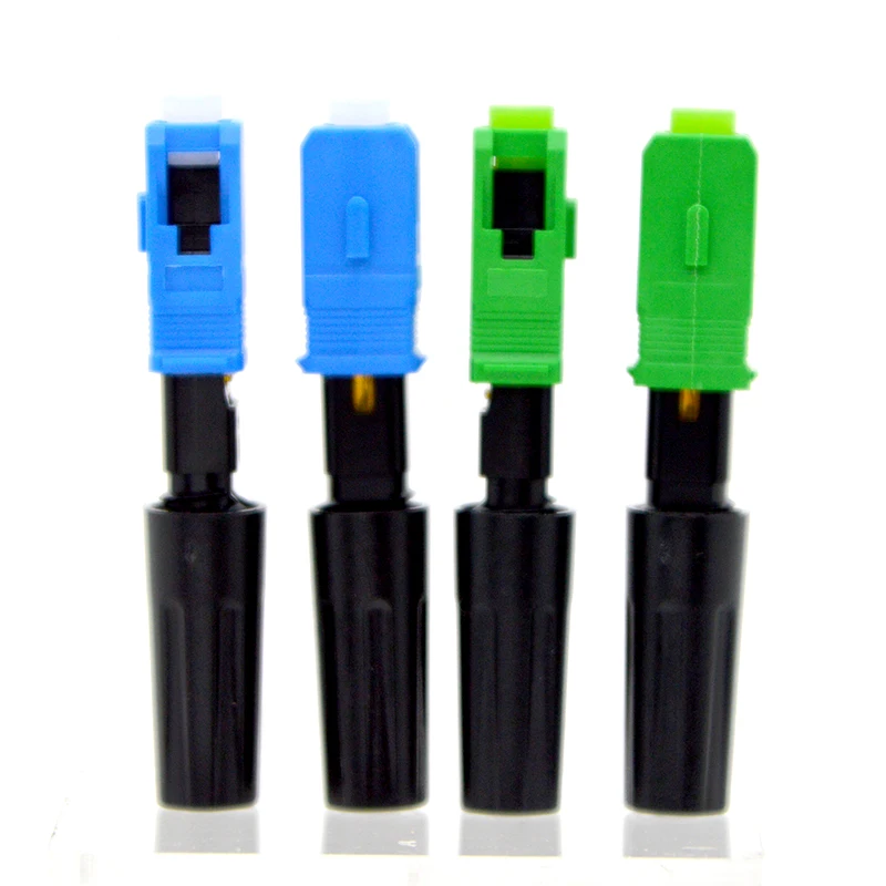 

100PCS SC/UPC/APC FTTH Optic Fiber Fast Connector Embedded 50mm Single Mode Quick Connector Factory wholesale