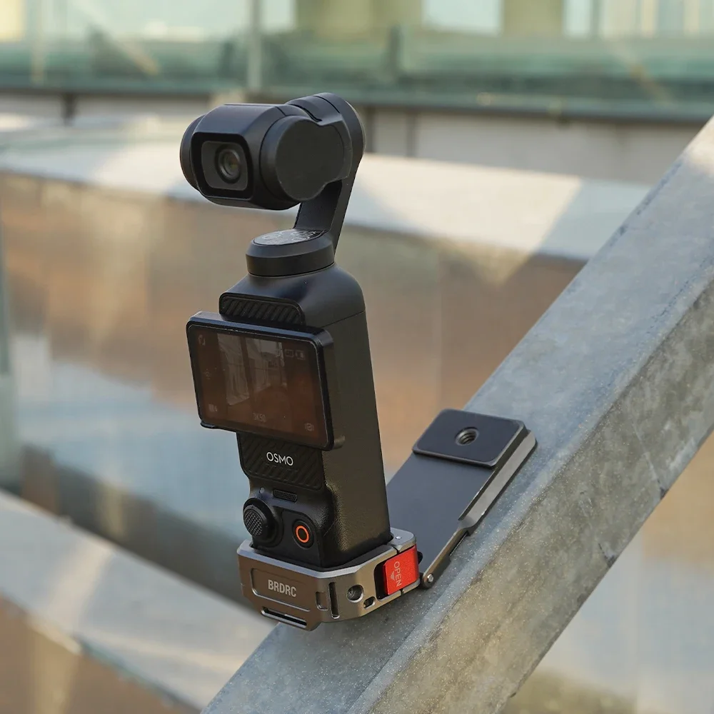 Adaptador magnético de aluminio para Dji Osmo Pocket 3 - 180 soporte ajustable de liberación rápida accesorio multiusos para Vlog y fotografía