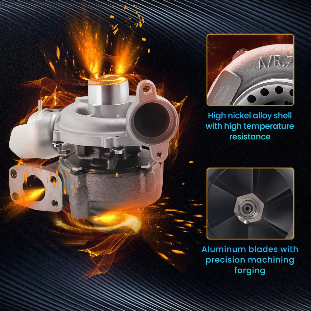 Turbocharger for Citroën C2 C3 C4 C5 80KW 109HP 1.6 HDi 2007 2008 2009 2010 753420 753420-0004 753420-0002