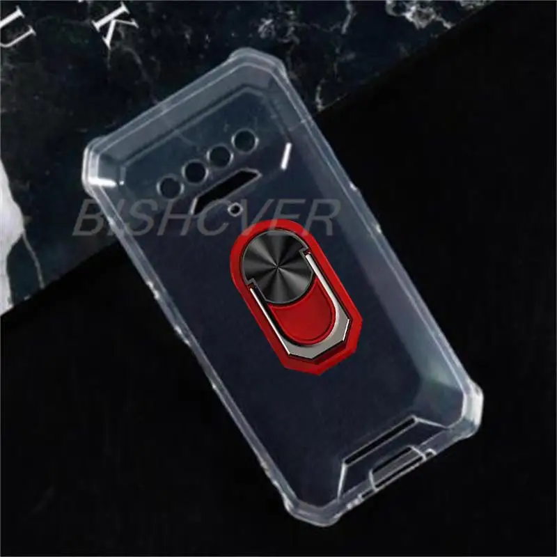 For Oukitel IIIF150 R2022 F150 B2021 Bison 2021 Back Ring Holder Bracket Phone Case Smartphone TPU Soft Silicone Cover