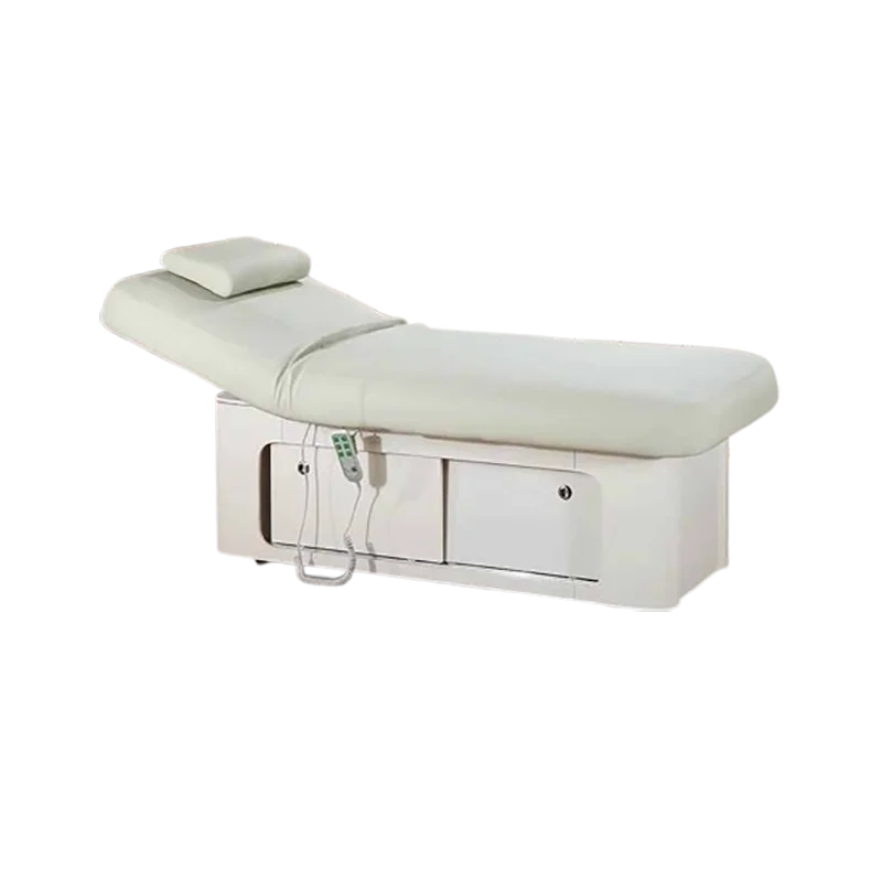 Luxury Modern Massage Table Storage Profesional Adult Multifunction Massage Bed Comfortable Adjustable Lit Esthétique Furniture