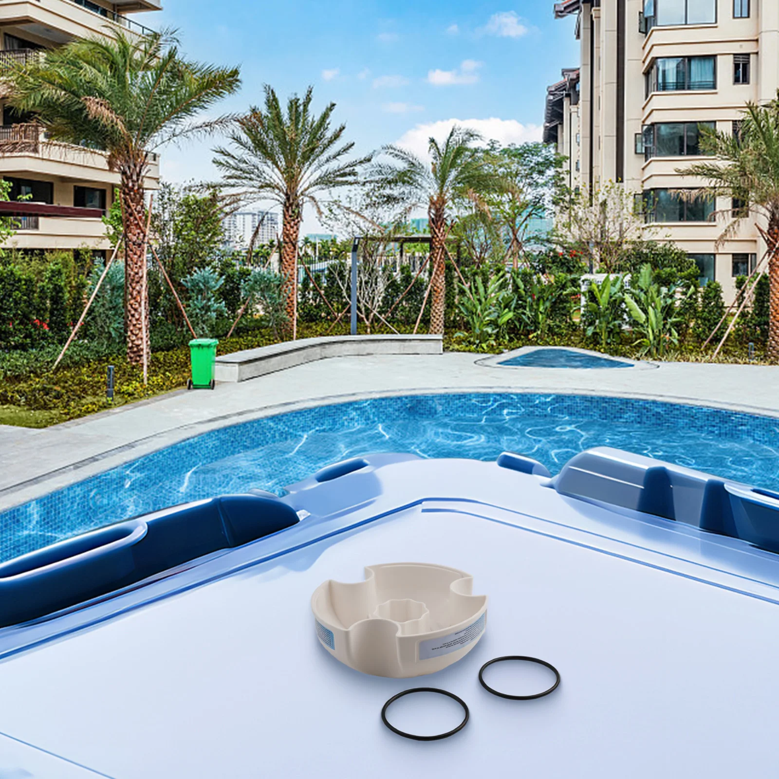 

Acid Washing Kit Chlorinator Maintenance Pool Cleaning Stand Cap Thread In And Out Acid And Base Scale Cleaning