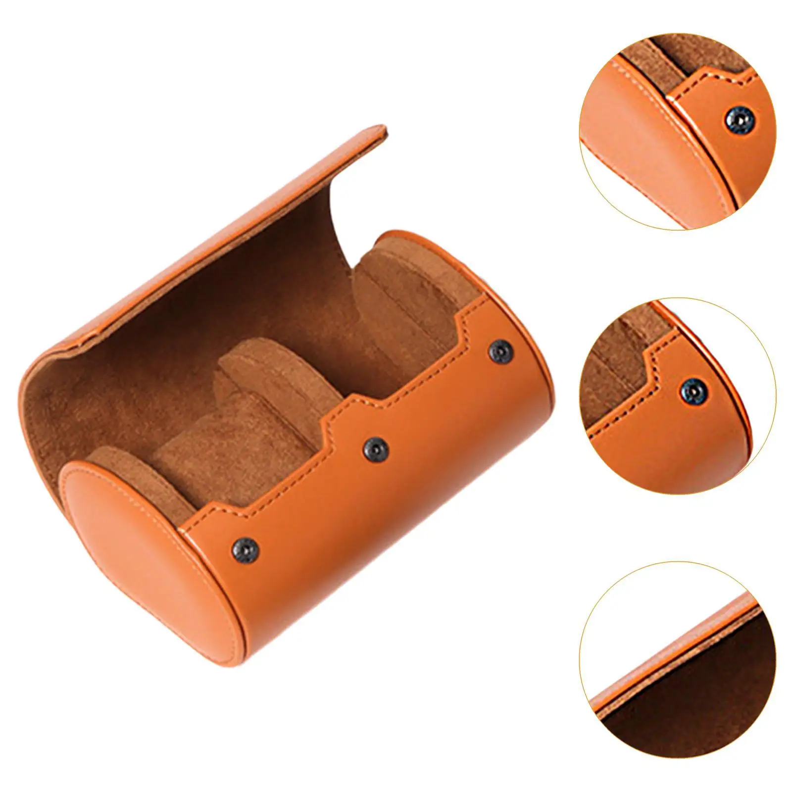 Watch Display Case Timepieces Roll Box Solid Scratch Resistant Portable Handheld