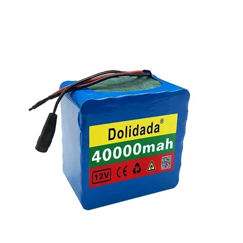 Dolidada-Bateria de Lítio, Inversor Xenon Lampe, Inversor Solar, Licht, Sightseeing Auto, 12V, 40Ah, 3S12P, 11,1 V, 12,6 V