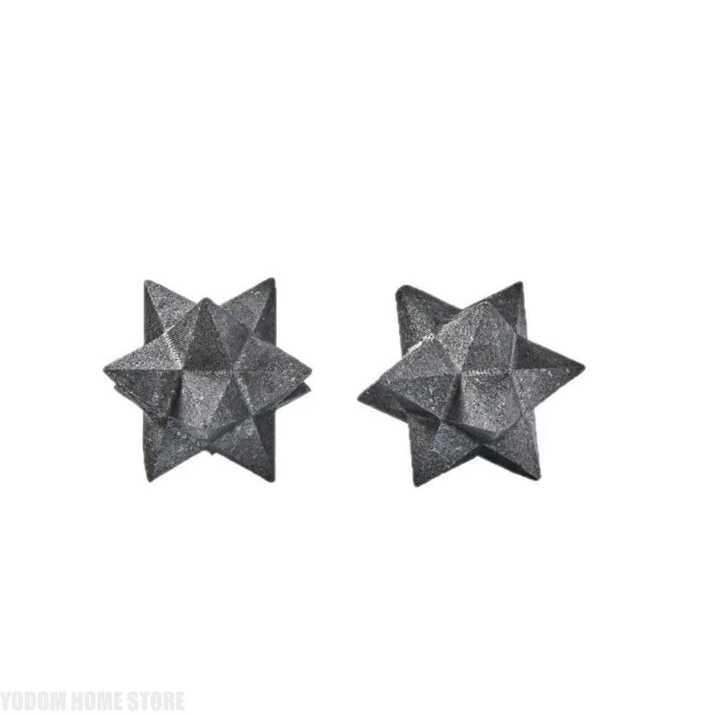 Merkaba Shungite Quartz Crystal Healing Divination Stone Protection Spiritual Room Decoration Wiccan