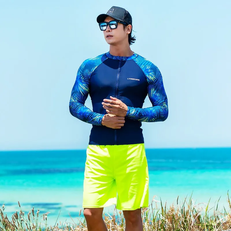 swimming dress for men SAILBEE men's rash Mens Long Sleeved Swimwear Floatsuit Tops UV Rash Guard Surfing Sail drop shipping size:UK 12 print-dresses 7 Jewellery Ideas That Mens beach wear performance swimsuit has been