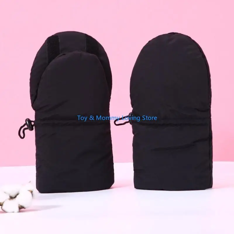 

Y1QF 1 пара осенне-зимних колясок, муфта для рук, мягкая флисовая грелка для рук для холодной погоды
