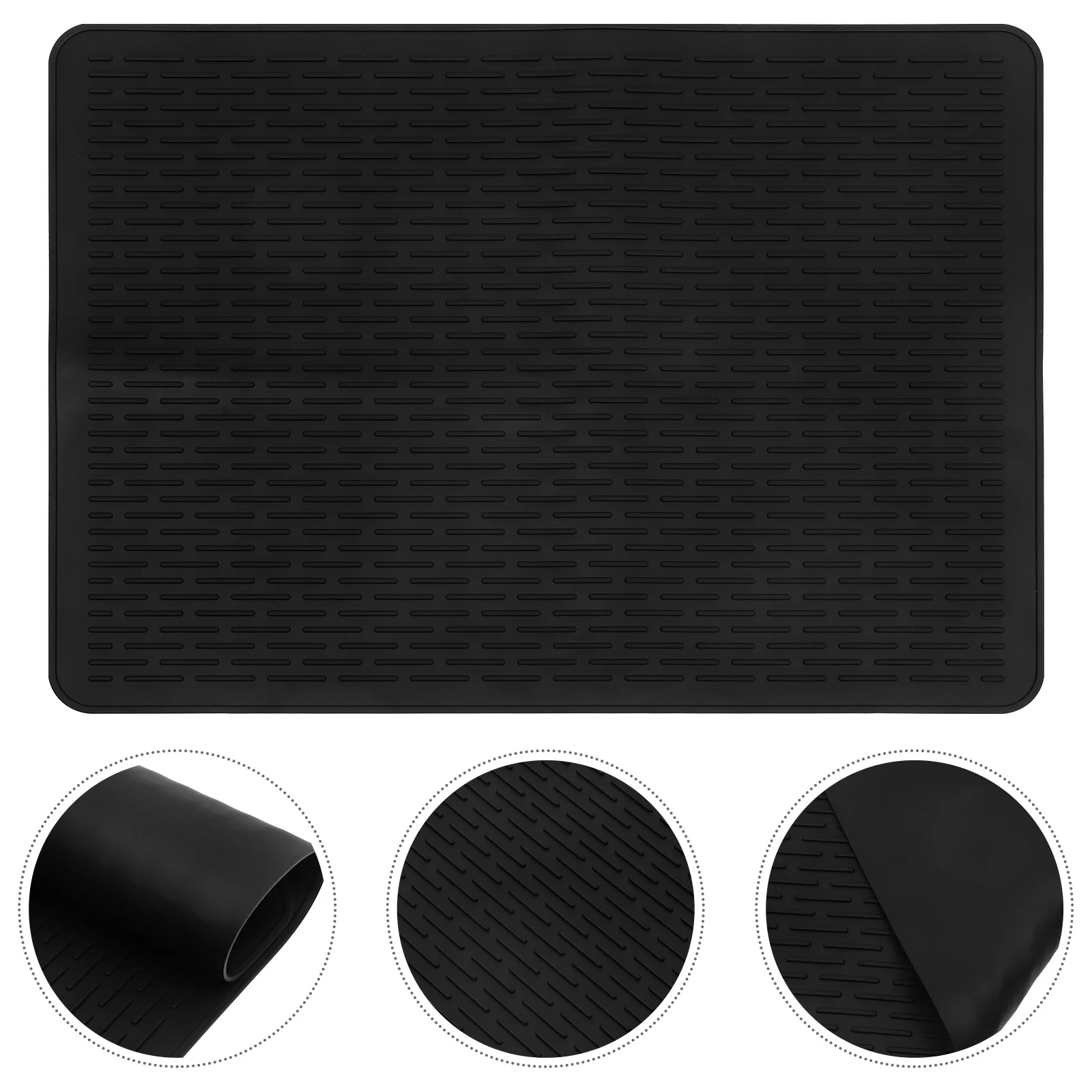 1 قطعة حصيرة عدم الانزلاق استنزاف حامي حماة ل أسفل مقاوم للماء لوازم المطبخ بالوعة الحصير لحوض المطبخ