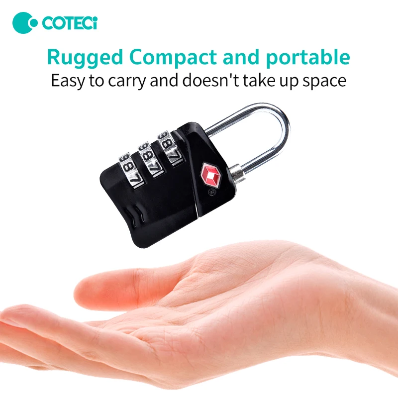 COTECi Customs Lock TSA Password Lock Luggage Suitcase Anti-theft Lock Consignment Customs Clearance Lock Luggage Padlock