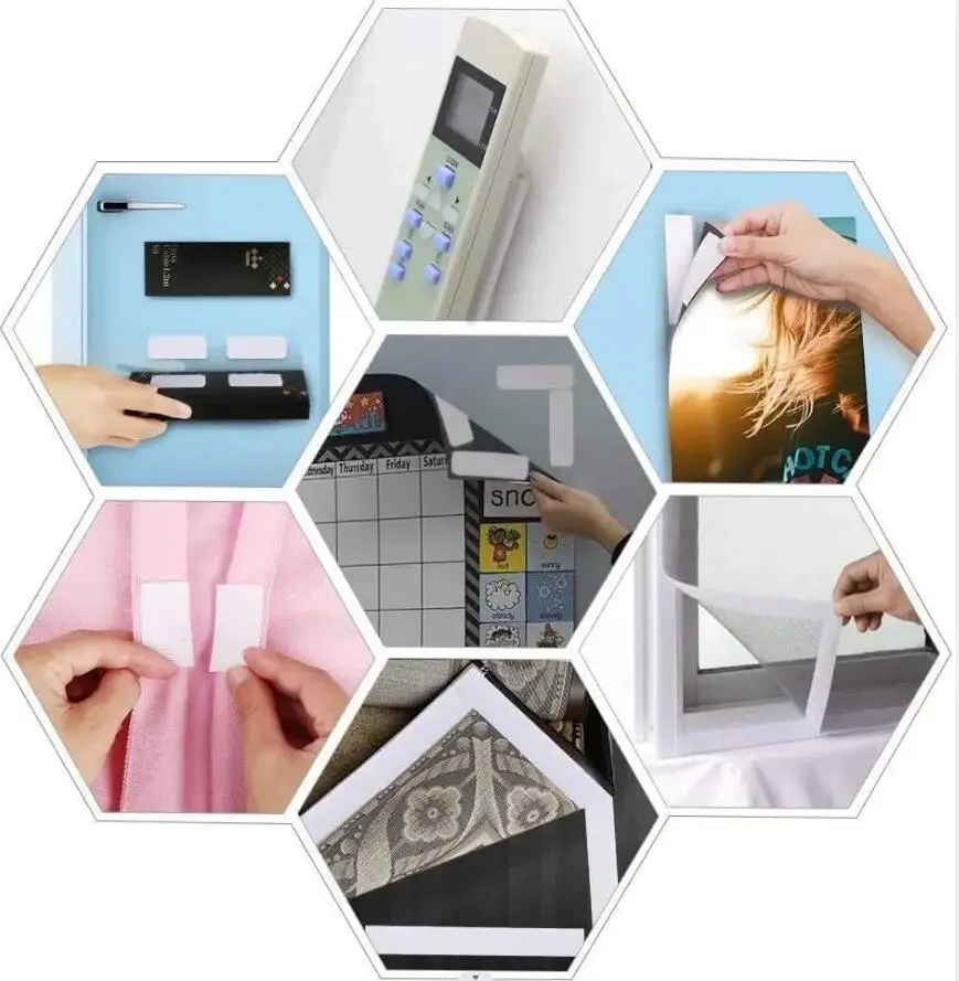 Hook and Loop Tape Self Adhesive 1/3/5/10M, Sticky Back Strips 20-50mm Wide, White Velcros Fastener for DIY Crafts & Home Decor image 6
