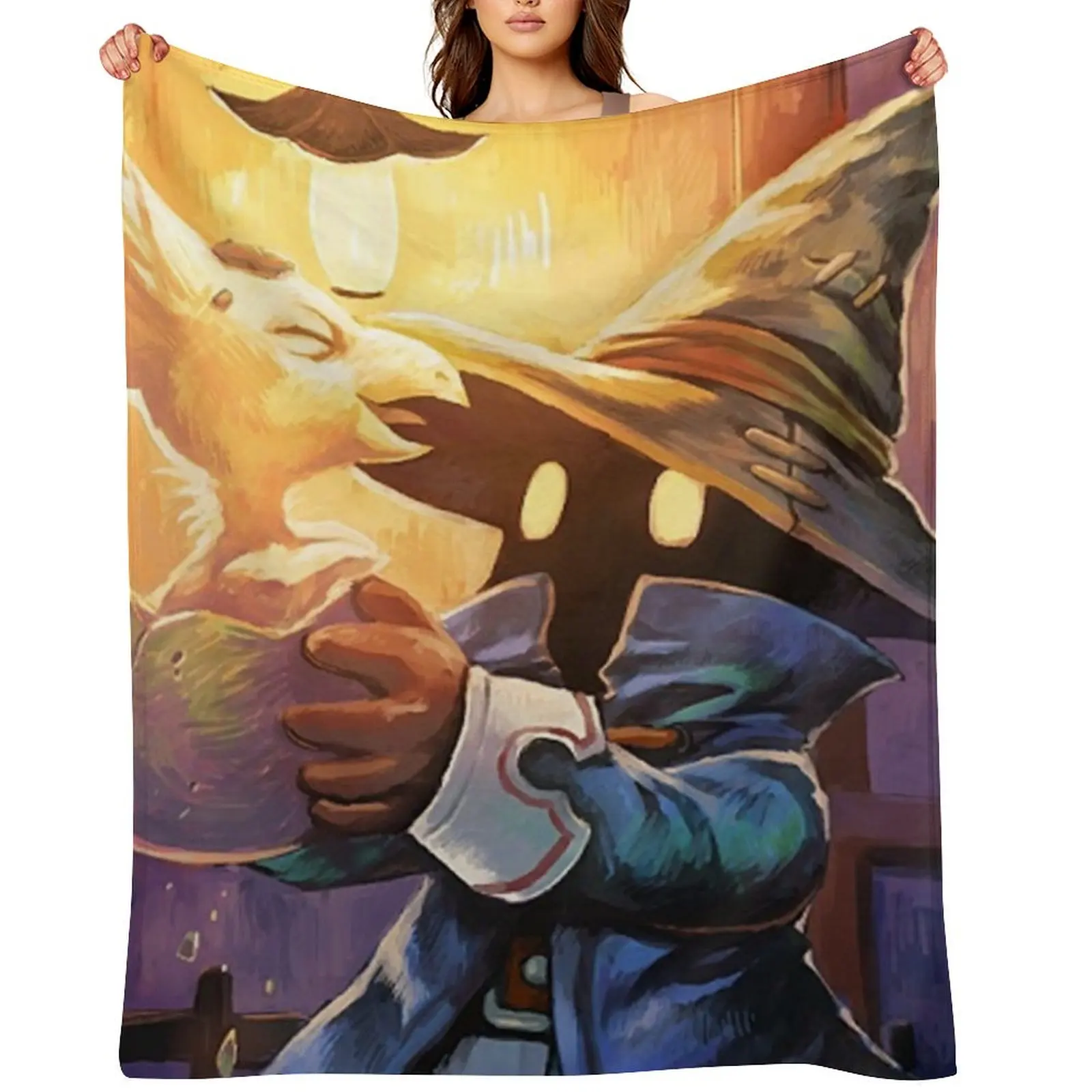 

Vivi Mam Throw Blanket wednesday cosplay anime Sofa Throw Multi-Purpose Blankets