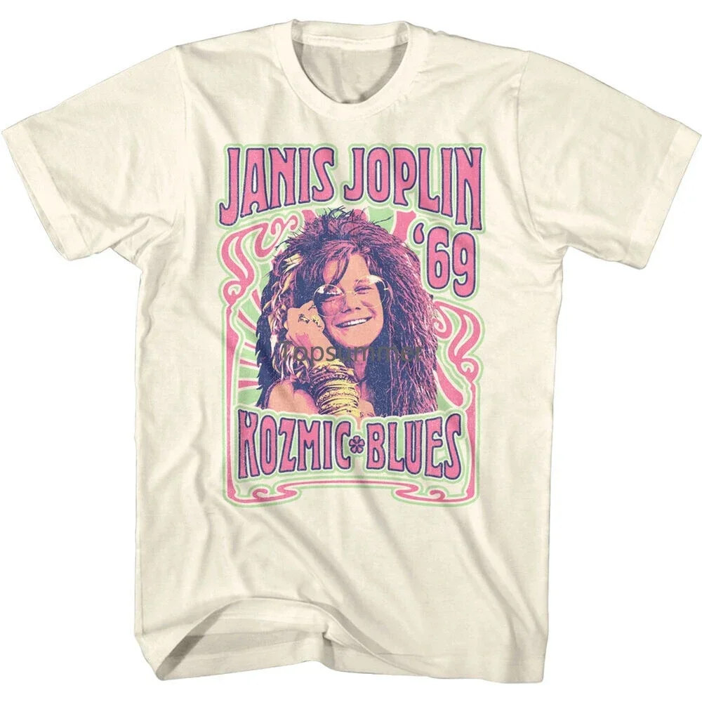 Мужская футболка Janis Joplin koзmic Bluetooth 69, стокскк, певец