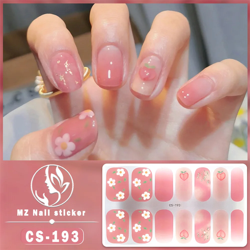 Comfortable To Wear Sticker Simple And Fashionable Bake Free Gel Long-lasting Wear Festival Design Gel Nail Polish Nail Stickers