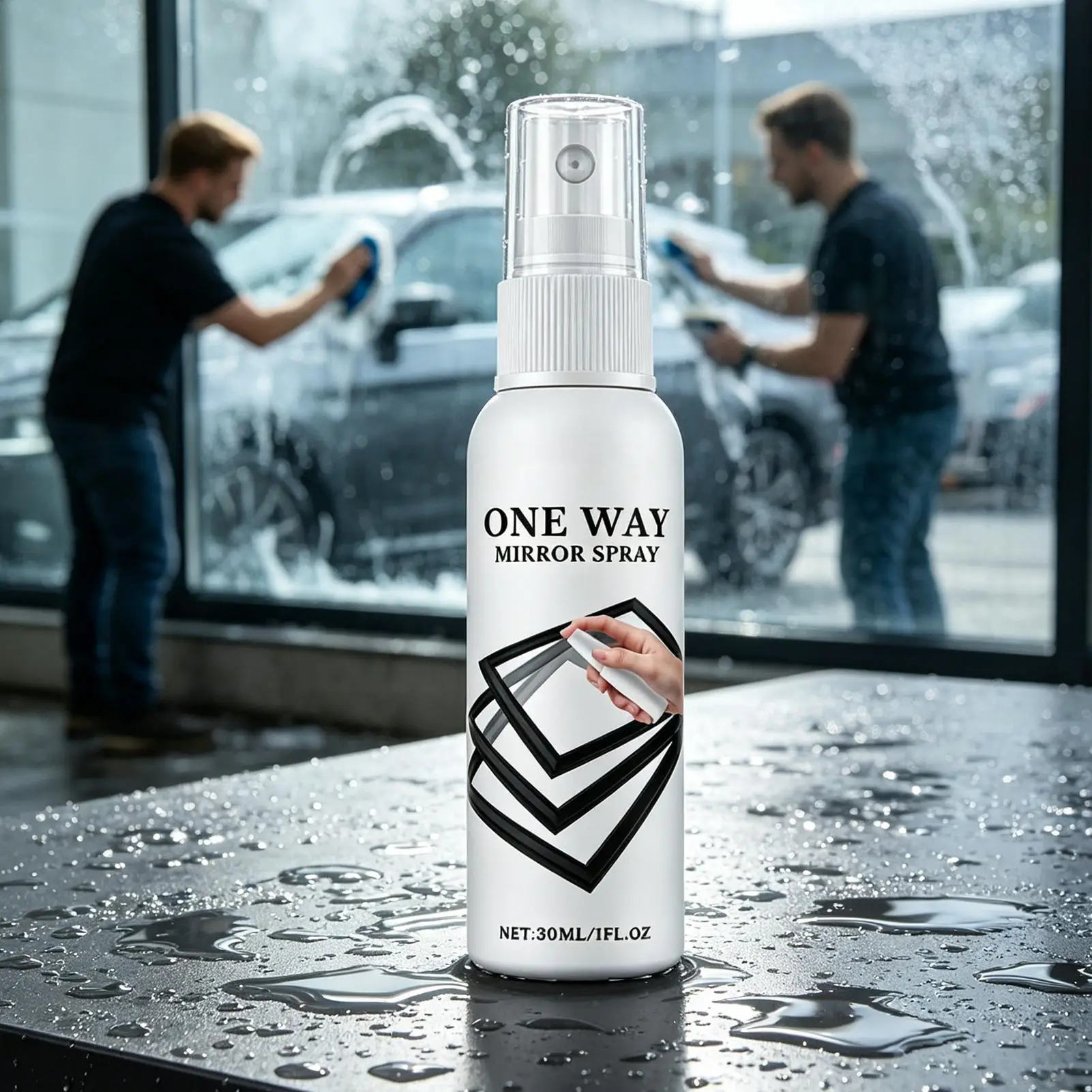 Car Window Privacy Protection Spray Anti Peeping Light Isolate Glass Cleaning Agen For Car Home Apartment Dormitory Office Hotel