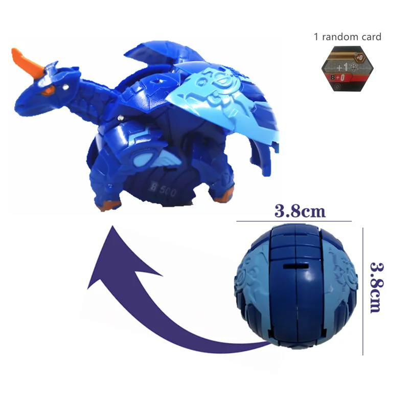 Figuras de acción de Bakuganes Monster para niños, juguete coleccionable, transformable huevo, nueva tarjeta comercial