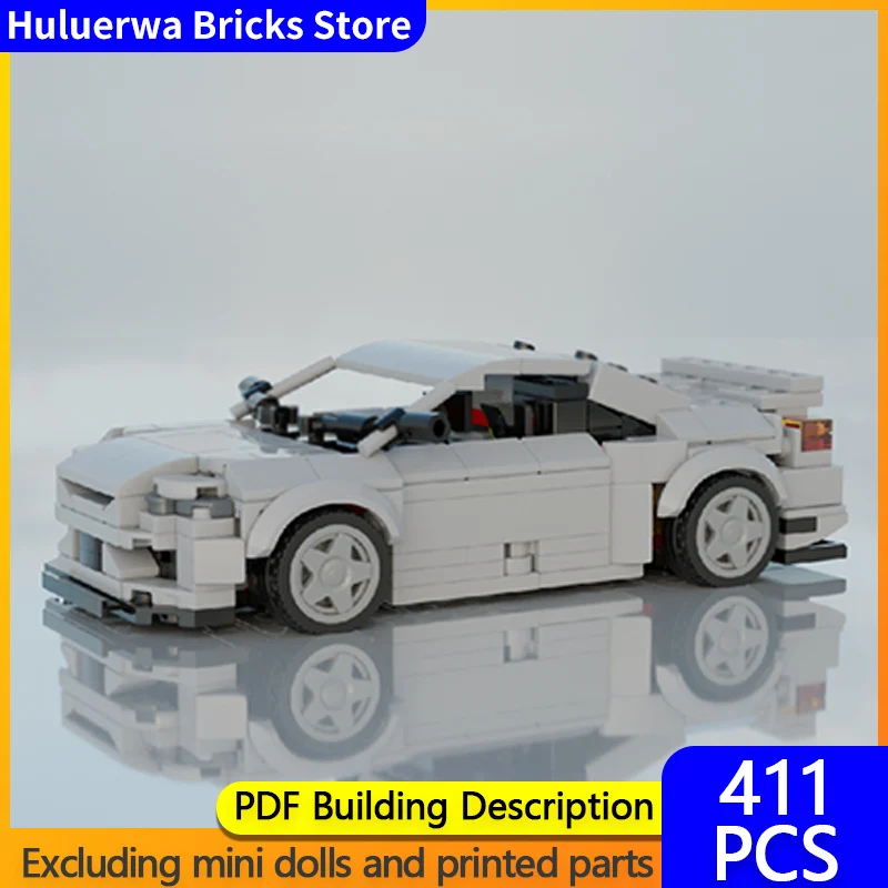 

Модель скоростного гоночного автомобиля MOC, строительные кирпичи Silvia S15, ракетный кролик, гиперкар, модульная технология, подарки, сборка, детские игрушки, костюм