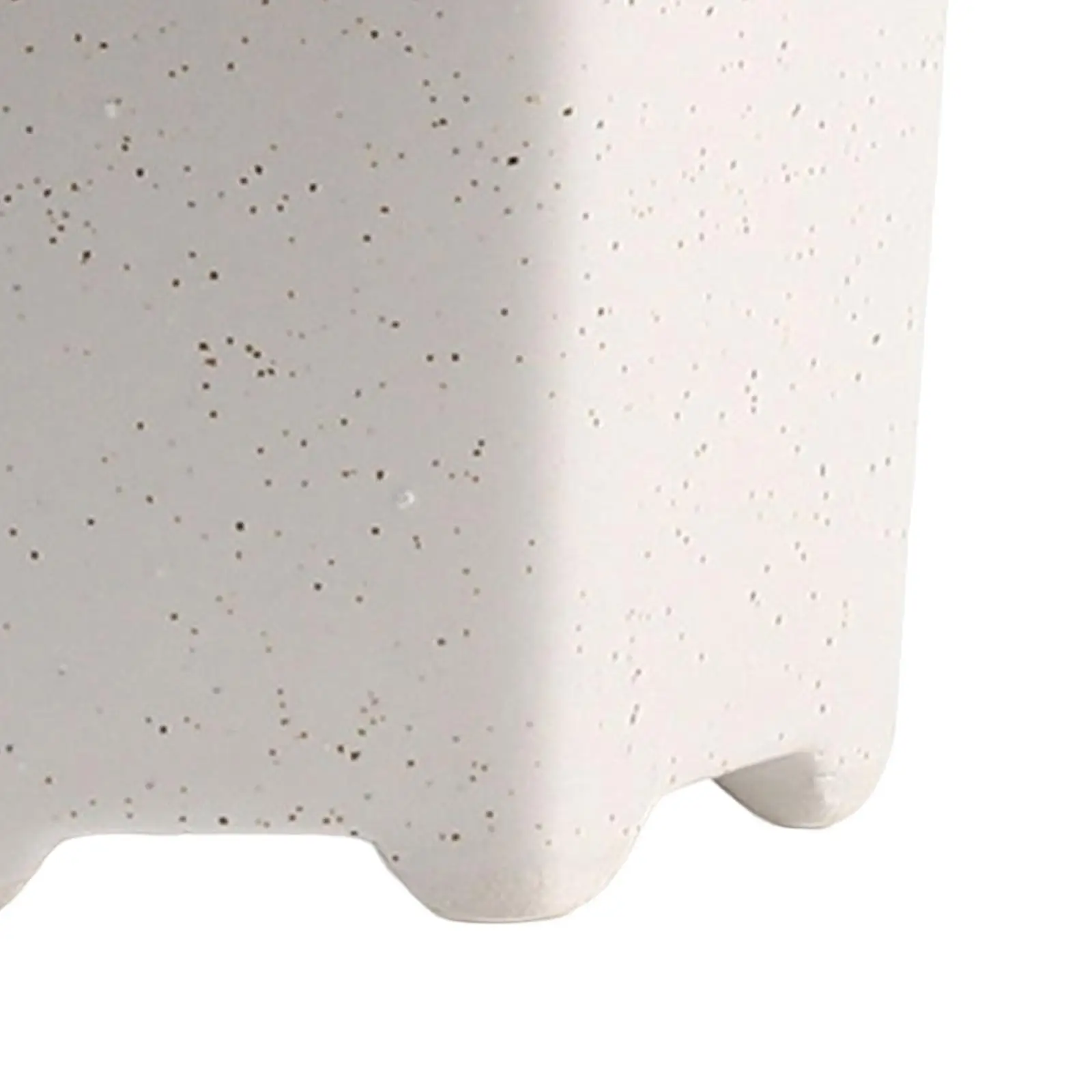 Flowerpot Decorative Containers Hexagon with Drainage Hole Ceramic