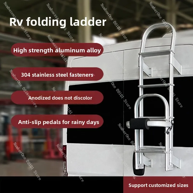 

Rv ladder aluminum alloy folding ladder c-type v80 transit yufeng rear body