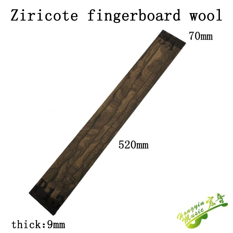 Gitarren-Griffbrett aus Ebenholz 520*70*8mm HUATOOL – Detail 6