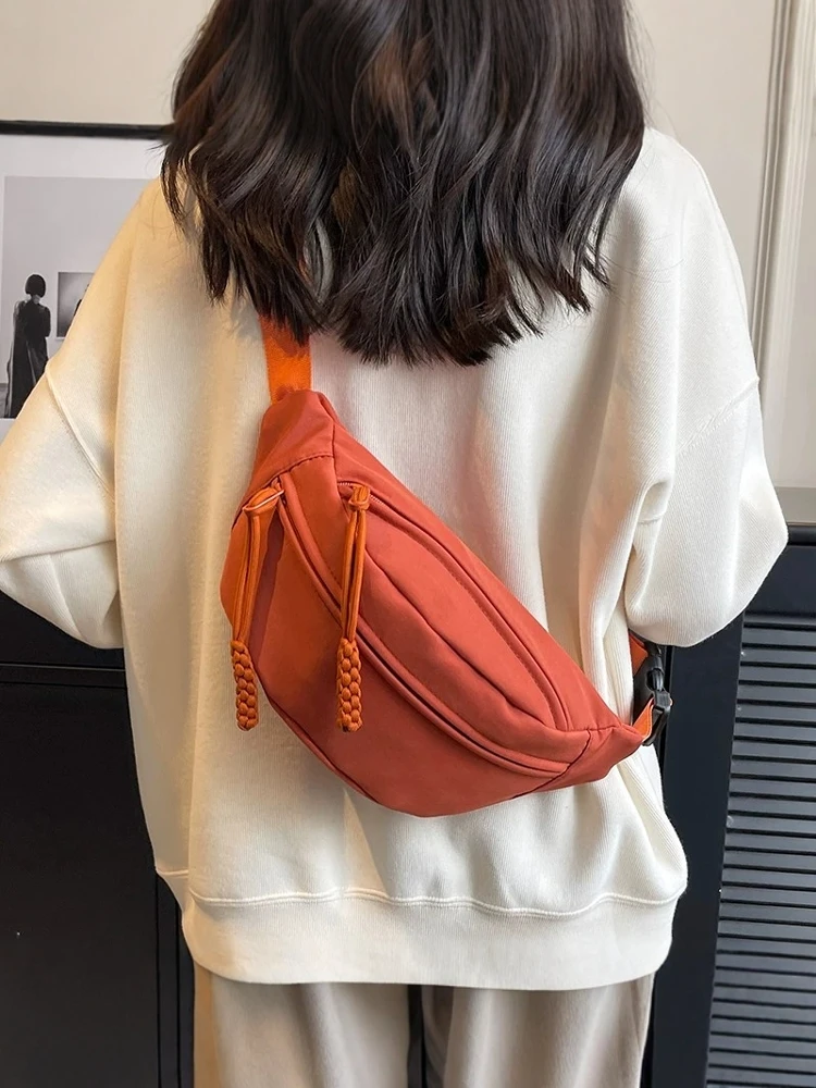 gp-canvas-crossbody-bag-women's-sporty-single-shoulder-bag-summer-ins-casual-style-dumpling-shape-oxford-cloth