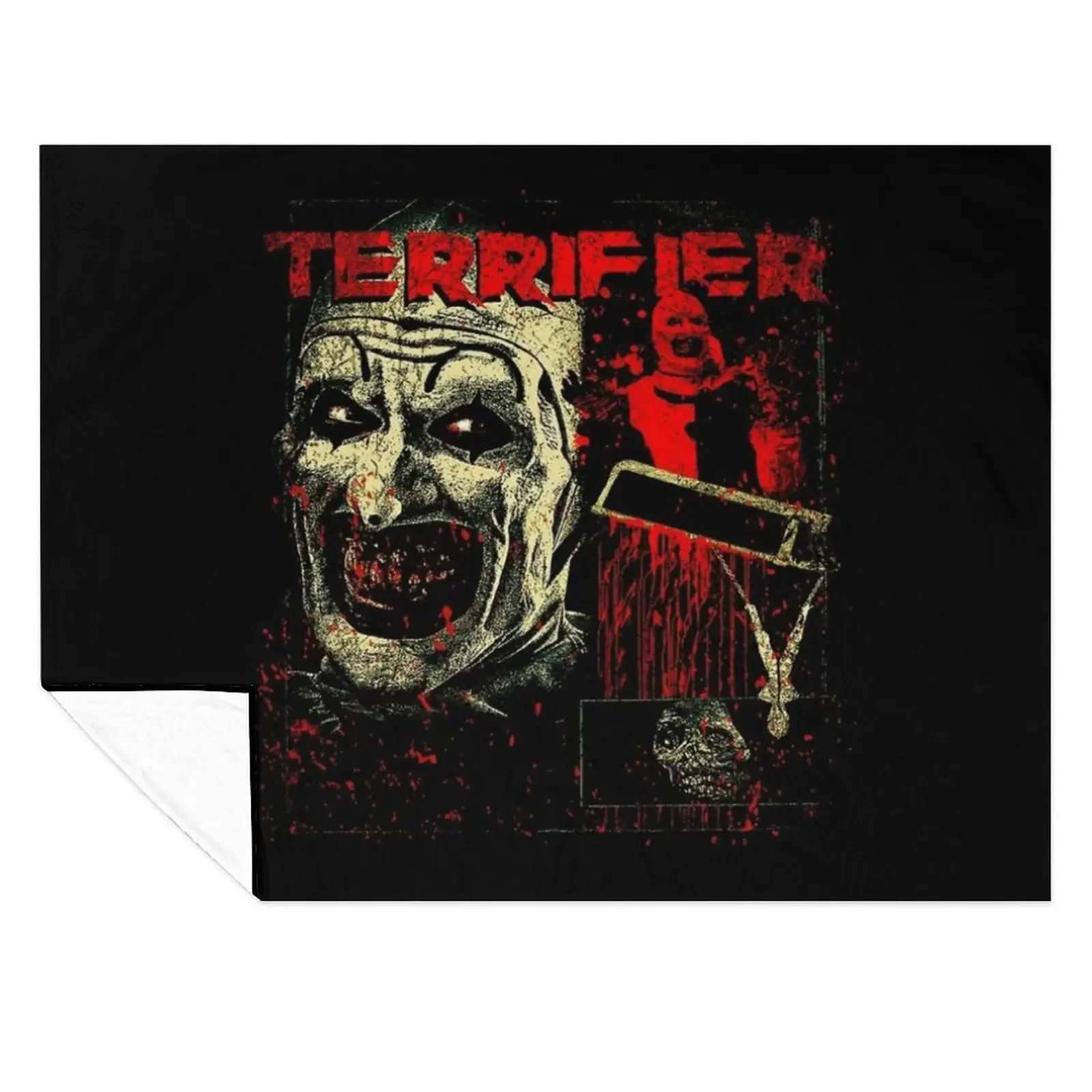 

Terrifier Chilling Clown Horror Flick Throw Blanket Baby Retros Soft Beds For Sofa Thin Blankets