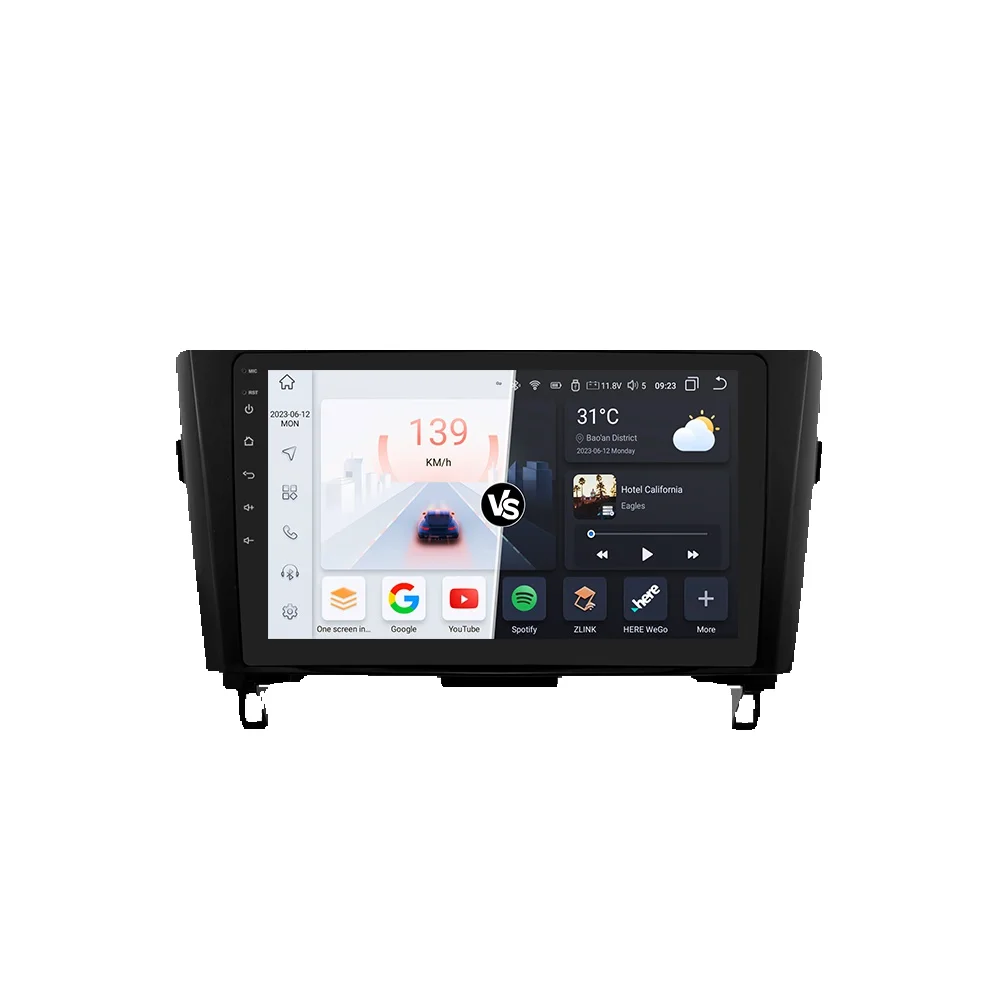 10.1 "Algpo Android13 Autoradio voor Nissan Qashqai X-Trail 3 T32 2013-2017 Navigatie GPS RDS DSP 4G BT Android Auto CarPlay - afbeelding 2