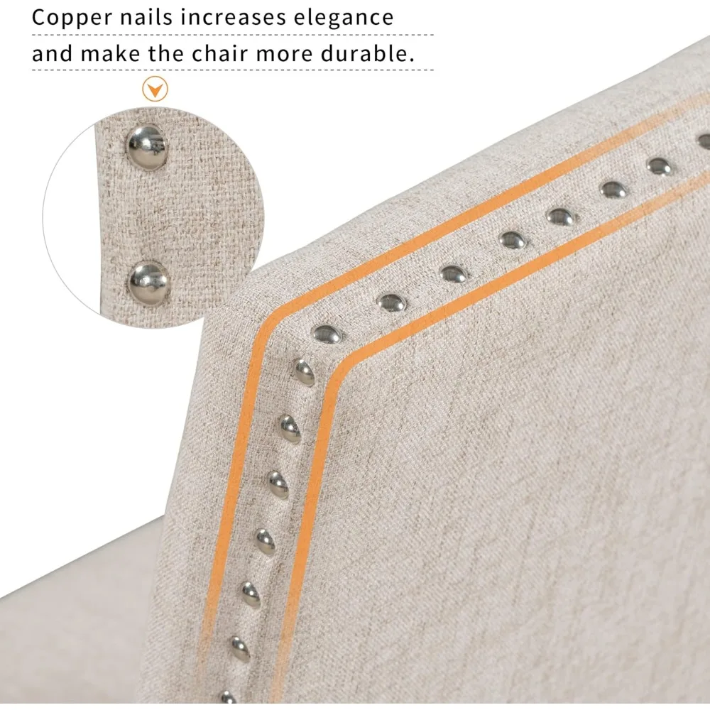 طقم طاولة طعام مكون من 5 قطع، مكتب رخامي صناعي أنيق و4 كراسي منجدة، مثالي للمطبخ، زاوية الإفطار، البار، #5