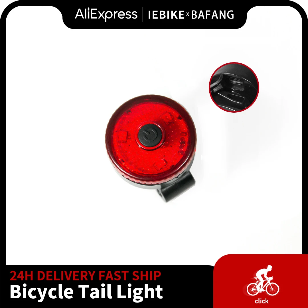 

Mini LED Bicycle Tail Light Usb Chargeable Bike Rear Lights IPX4 Waterproof Safety Warning Cycling Light Helmet Lamps