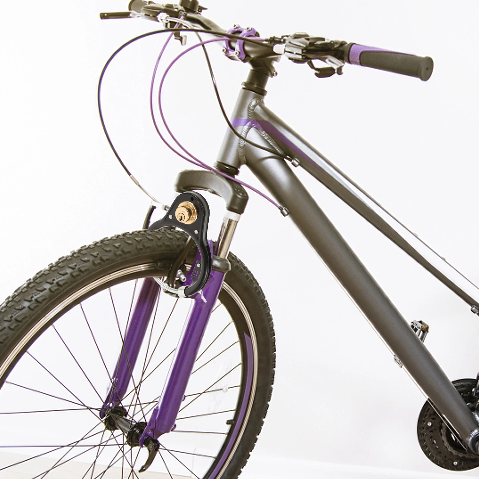 

1 Set Bicycle Heavy Duty Cable Bike For Mountain Bike Motorcycle Anti Theft Security Lock Sturdy Wear Resistant Cycling Lock