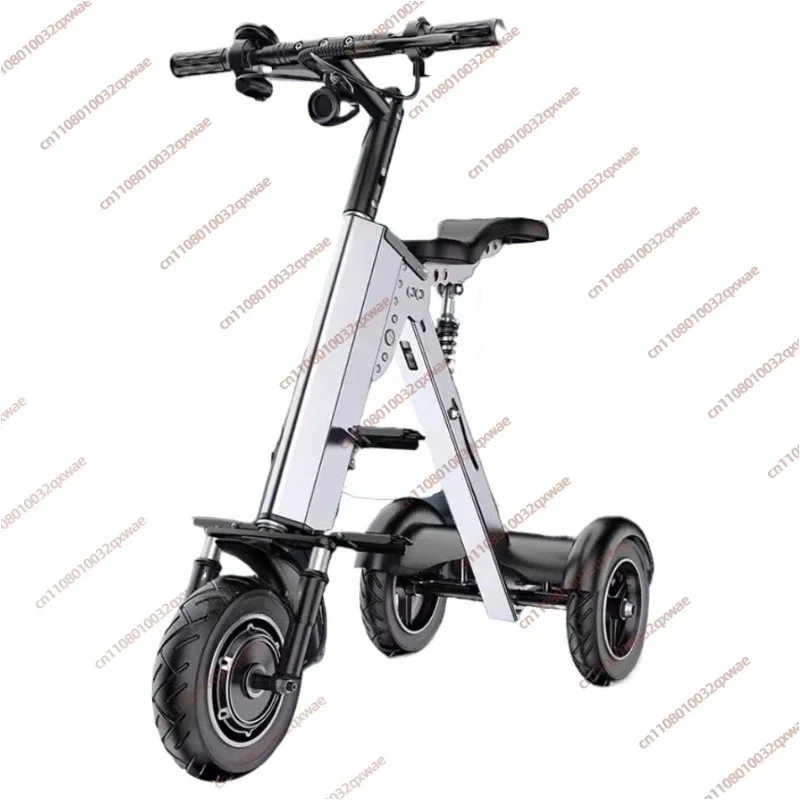350W Folding Electric Scooter Lightweight Portable Mini 3 Wheel Scooter for Parents and Children Family Outdoor Travel