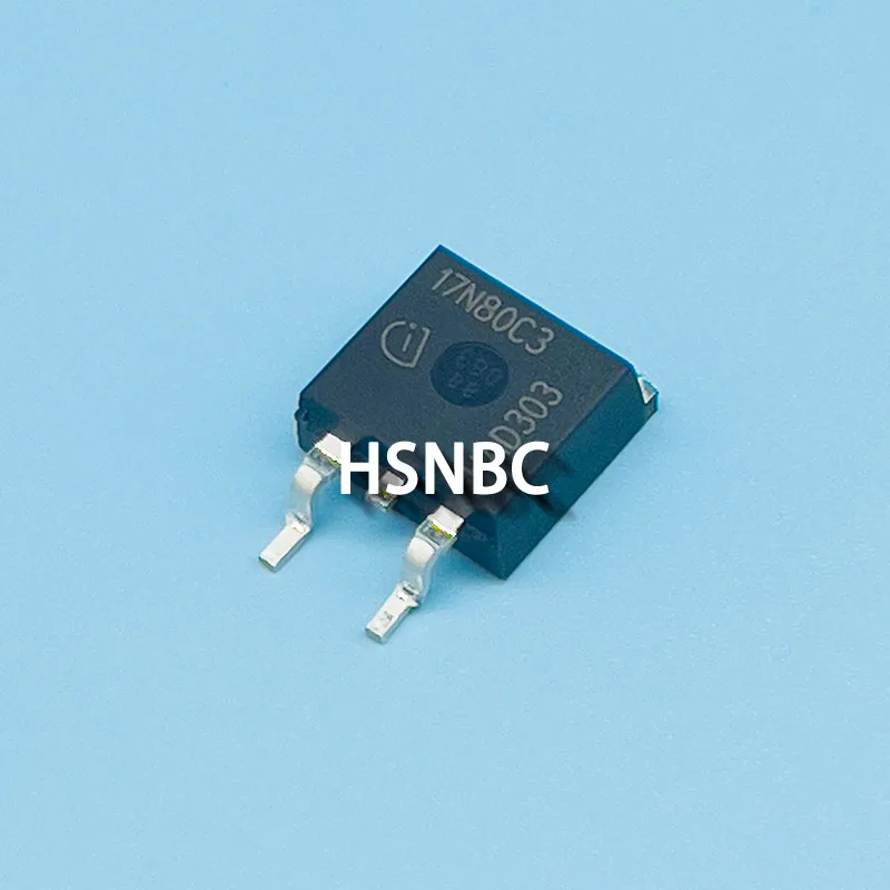 Imagem -06 - Mosfet Transistor de Potência de Canal n 100 Novo Original Importado 10 Peças Lote 17n80c3 Spb17n80c3 To263 800v 17a