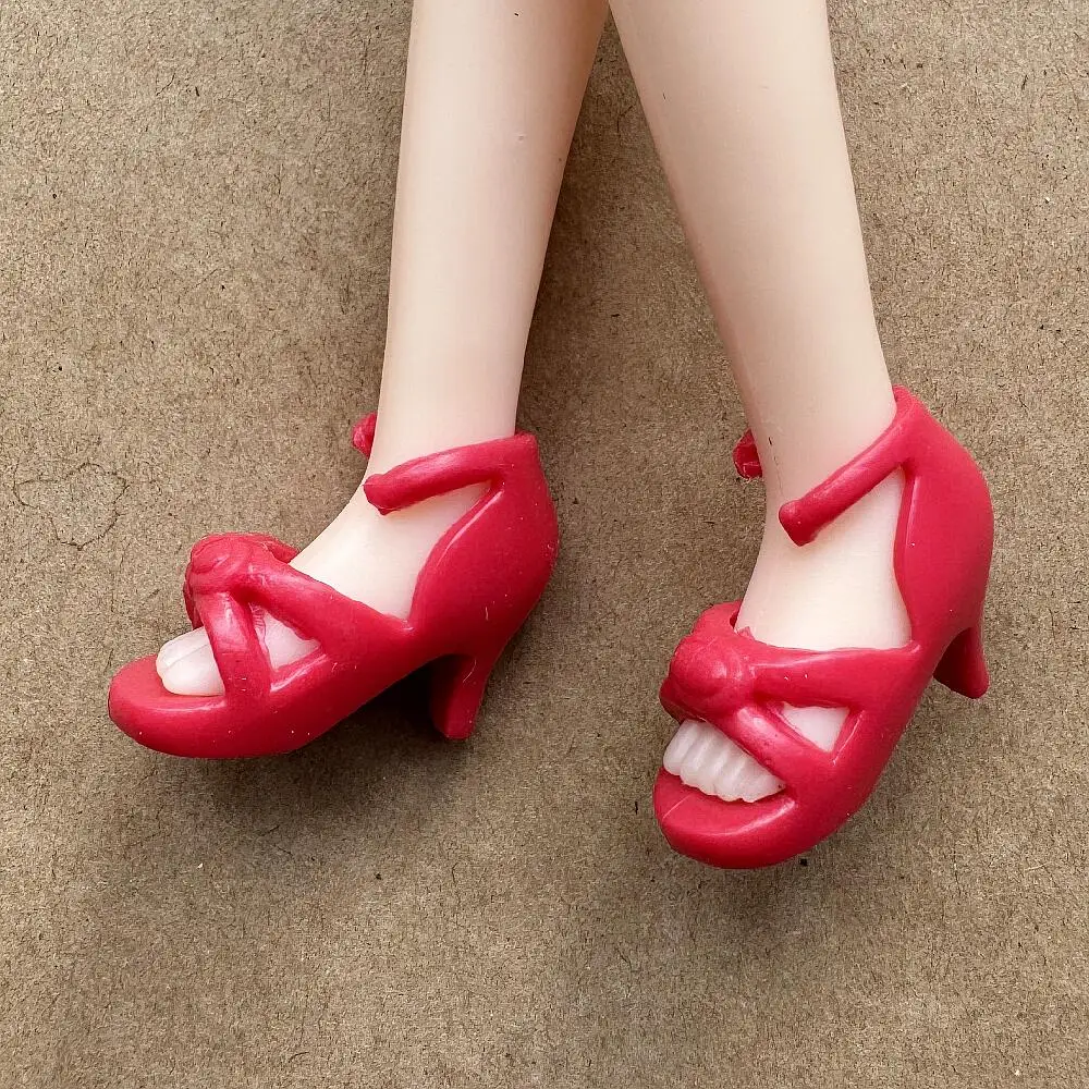 1/6 Maßstab Licca Puppenschuhe DIY High Heels & Flachsohlen Deko-Spielzeug für Puppenzubehör – Detail 22