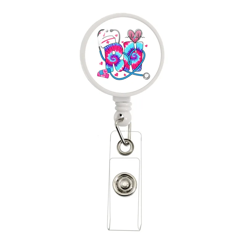 Creative X-Ray Design Retractable Badge Reel for Radiology Technologist Nurse ID Holder Clip