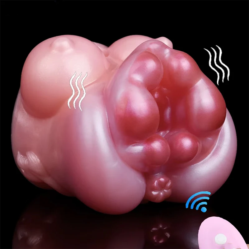 LUUK Pig Male Masturbators  Sex Toys for Men Reusable Close-Ended Pocket Vagina Anal Adult Toy for Man Masturbation