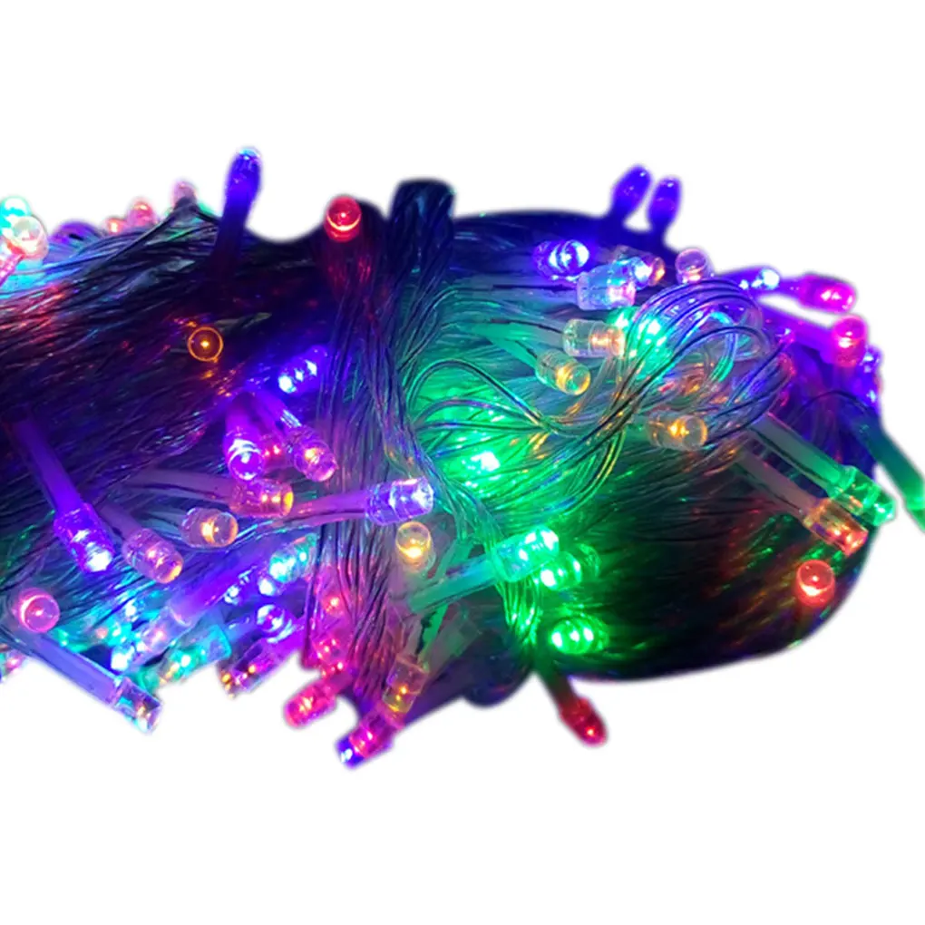 Yellow Easy To Install LED Garland String Light For Party Decor Versatile Decoration Waterproof