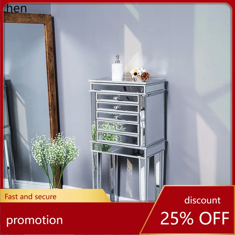 ZML Entrance Cabinet High-End Multi-Layer Drawer Storage Cabinet Organizer