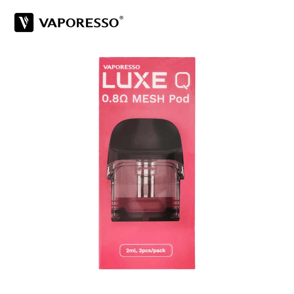 Cartuccia originale Vaporesso LUXE Q Pod 2ml 1.2ohm/0.8ohm Mesh Pod per Luxe Q/Luxe QS/Luxe Q2/Luxe Q2 SE vaporizzatore