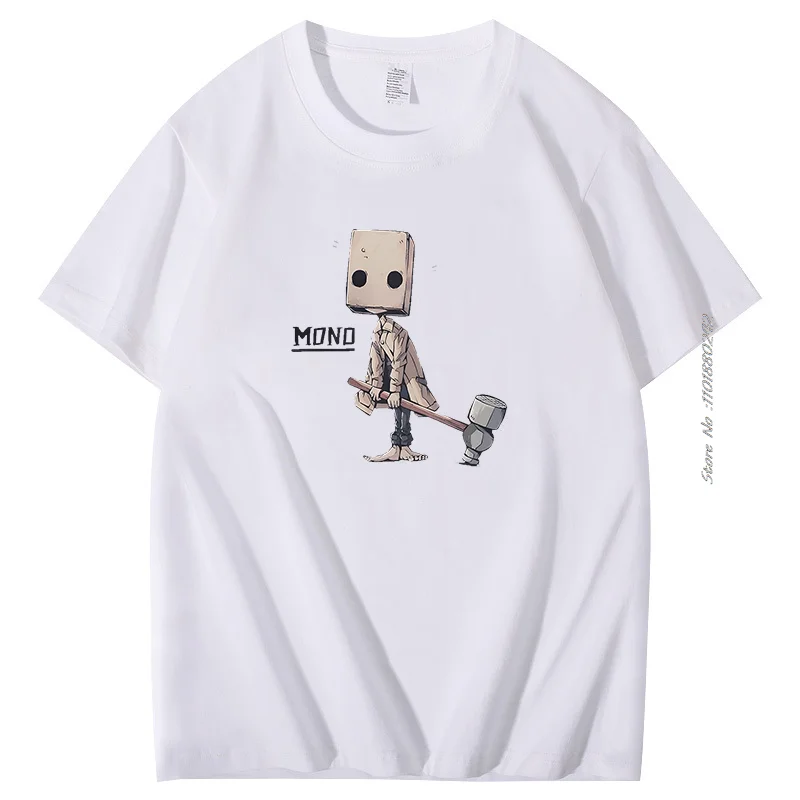 Mono Hammer Hip Hop Tshirt Little Nightmares Games Leisure T Shirt Summer Graphic T Shirts Unisex Cotton Short Sleeve T-Shirt