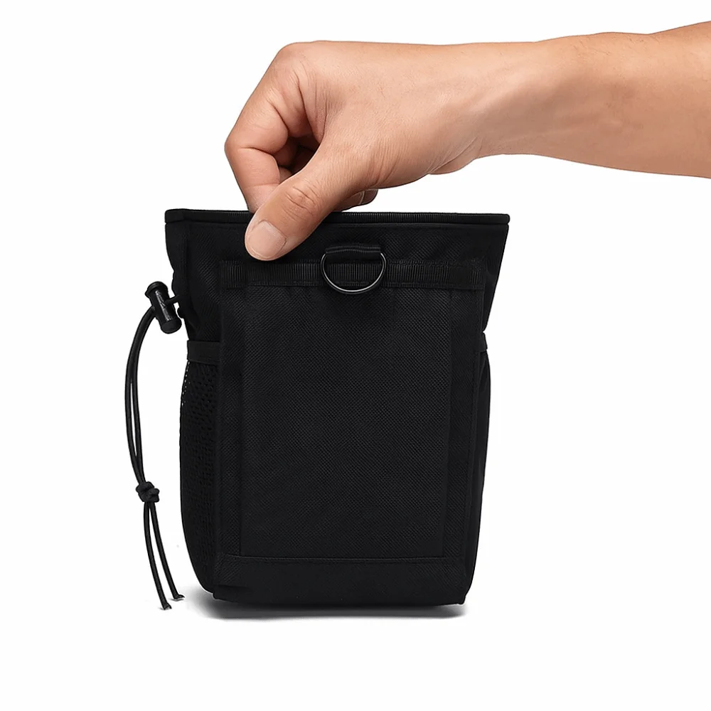 Riñonera Oxford Drastring, cinturón de utilidad ajustable, bolsa para teléfono móvil de nailon caqui, accesorios duraderos, riñonera para hombre