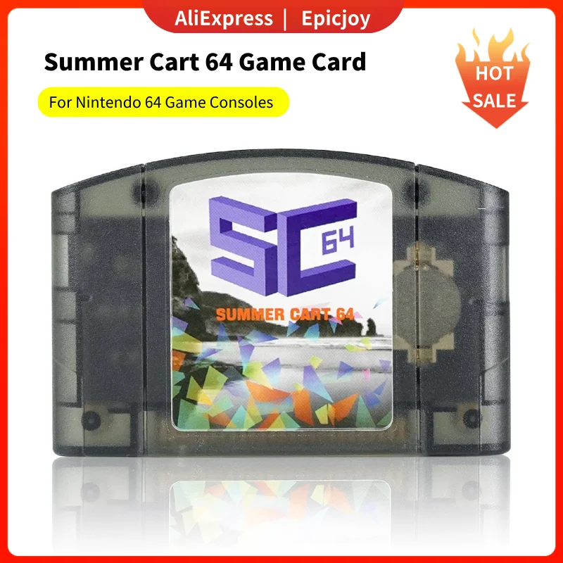 SummerCart64 Open Source N64 Game Card For Nintendo 64 Game Card with 64DD Emulation Compatibility 352 N64 Games&201 64DD Games