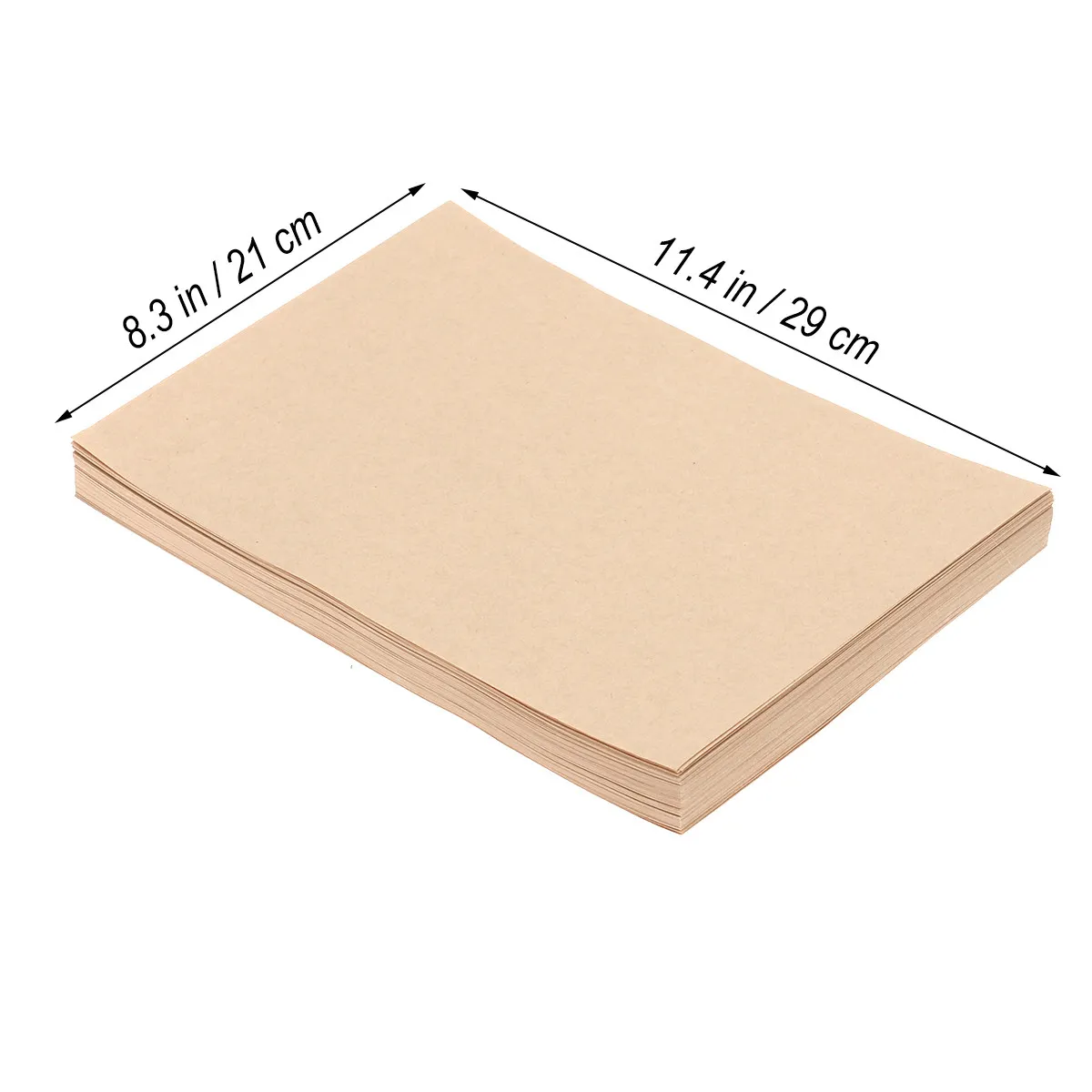 Letter Writing Paper 100 Sheets Vintage Kraft Retro Lined Stationery for Calligraphy Notes Journals