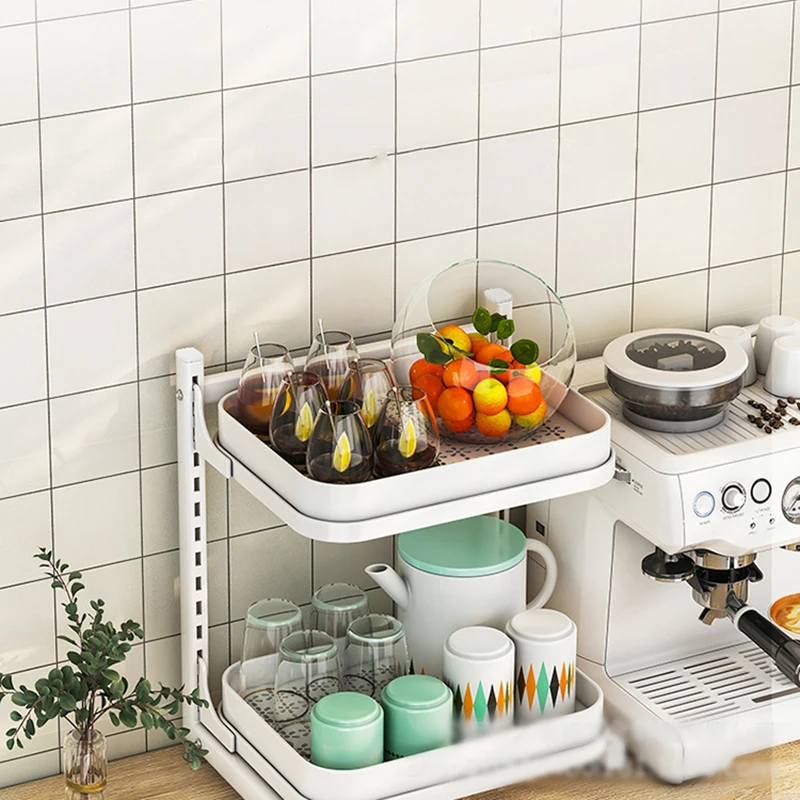 Simple Style Kitchen Cup Holder Dish Rack Mug Glass Cup Glass Kettle Afternoon Tea Multi-Layer Storage Tray Dish Rack