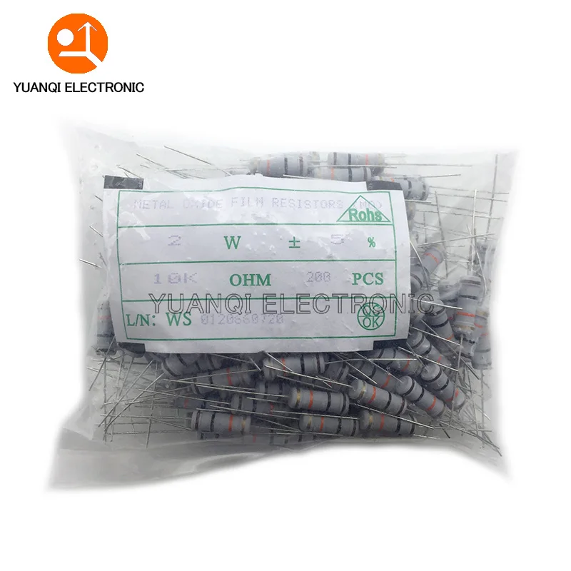 200Pcs 2W Metal Oxi…
