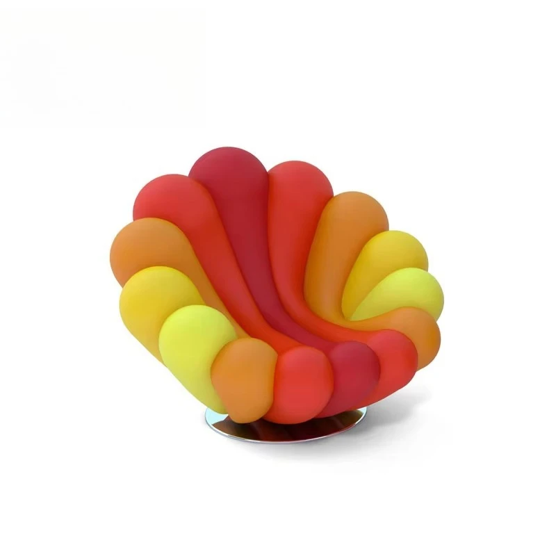 

Leisure sofa bed living room temporary leisure hotel lobby pink tufted drum chair