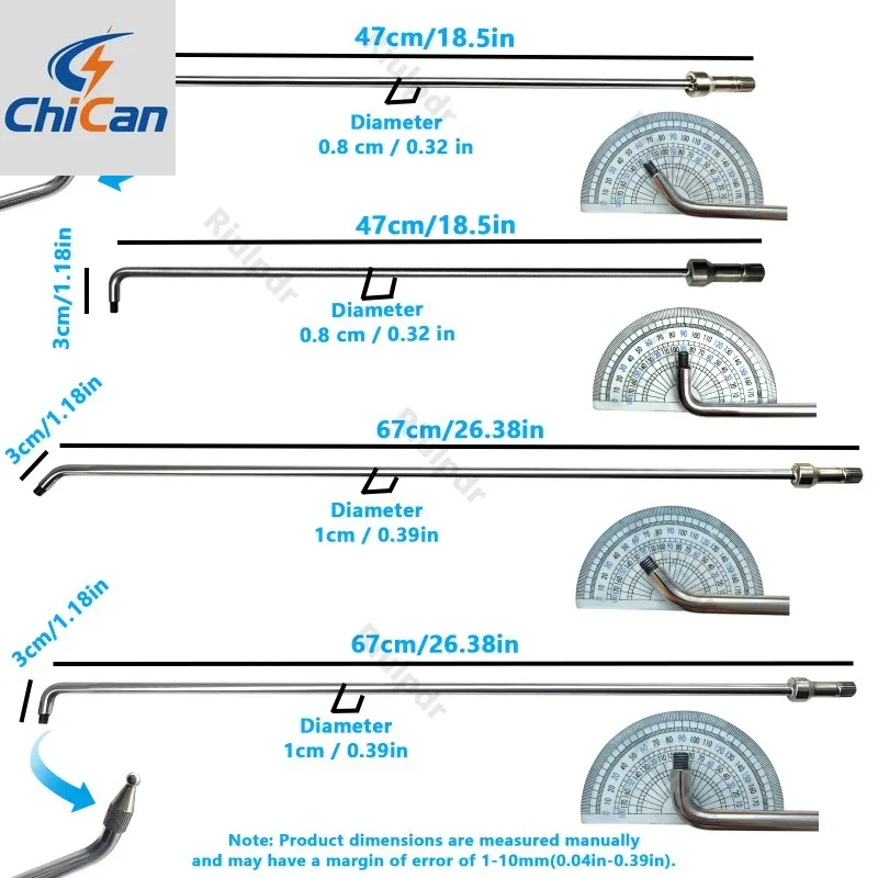 

24 Pcs Dent Repair Pry Bar Kit, Paintless Dent Repair Tools for Vehicles with a Carrying Case