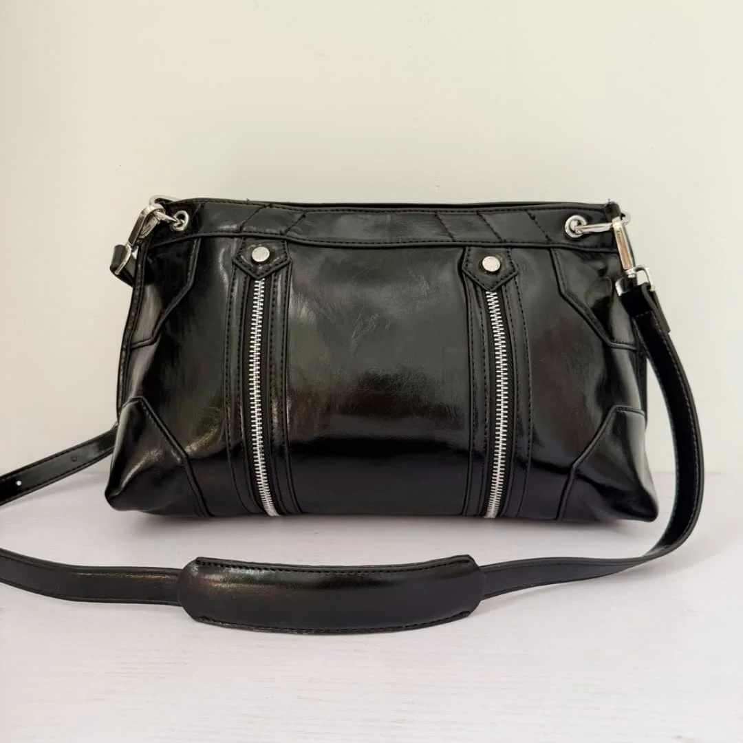 Borsa a tracolla con catena stile retrò 2026, borsa a spalla da donna, borsa a mano quadrata testurizzata, borsa da ascella, per il lavoro, casual, regalo di lusso, novità