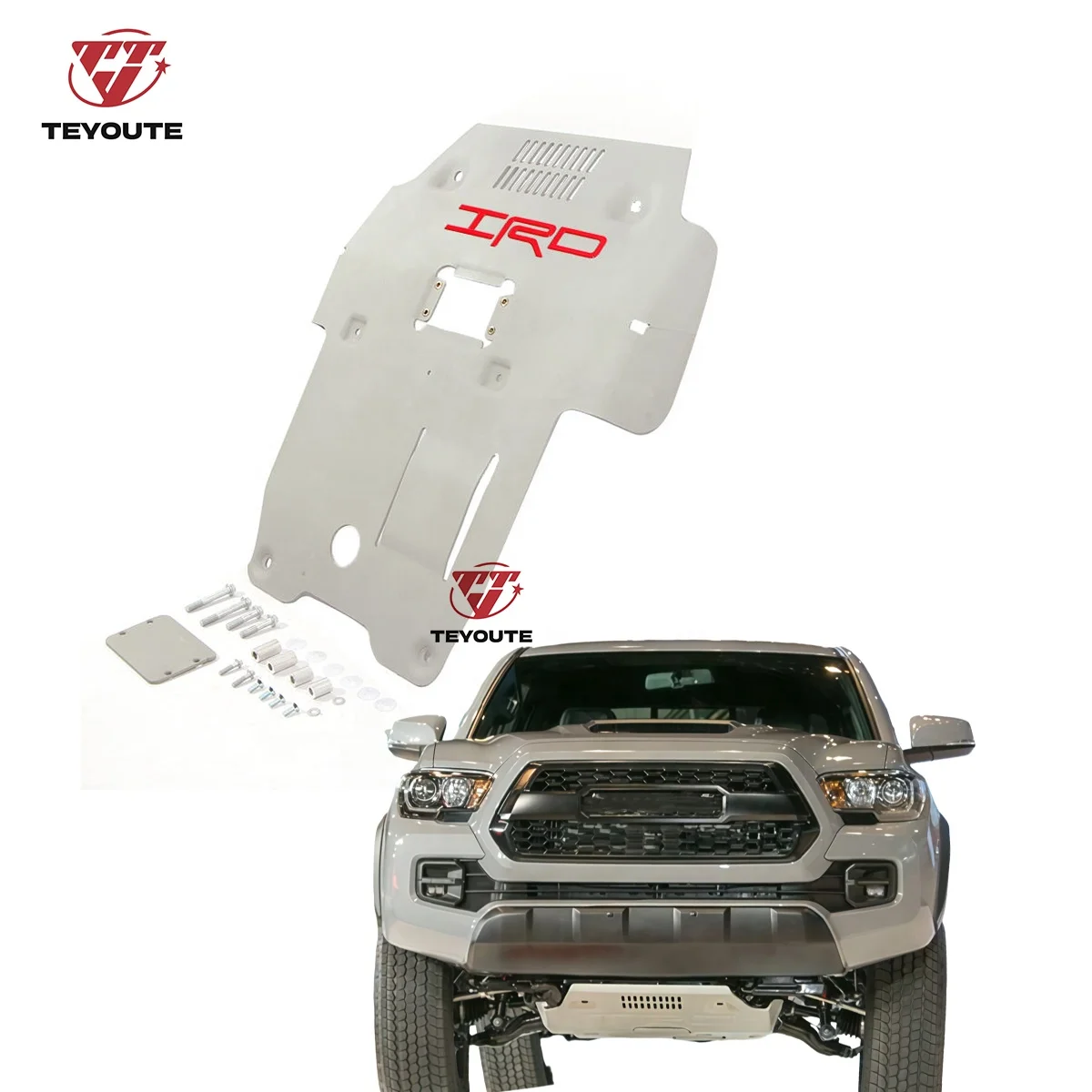 

TEYOUTE Exterior Accessories Alloy Aluminium Skid Plate Accessories Engine Guard Board Fit For Tacoma 2016-2019 Body Kit