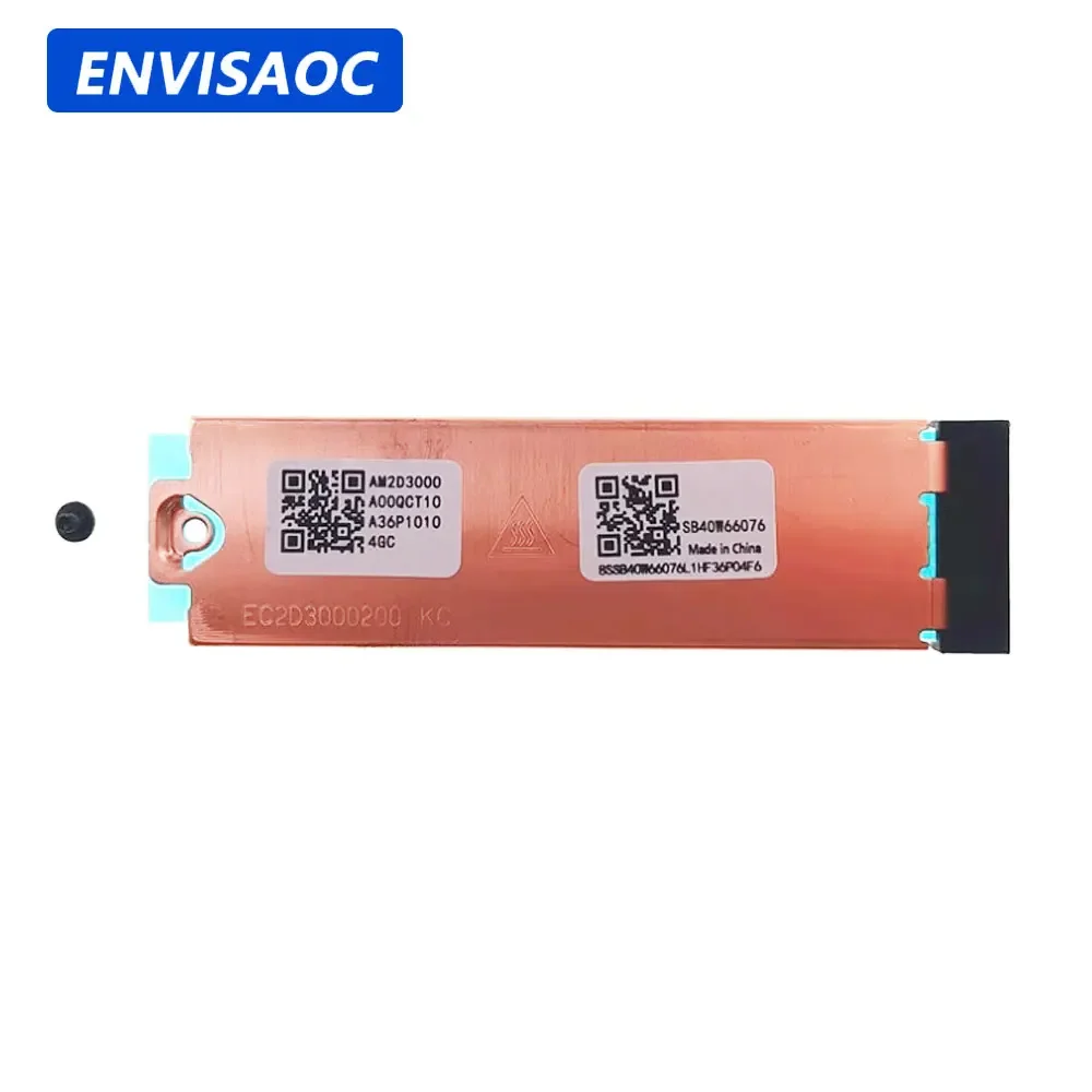 Para Lenovo ThinkPad T14 T14S Gen 3 Gen 4 Gen 5 T15P Gen 3 T16 Gen1 portátil M.2 Pcie 2280 SSD soporte de montaje de disco duro disipador de calor