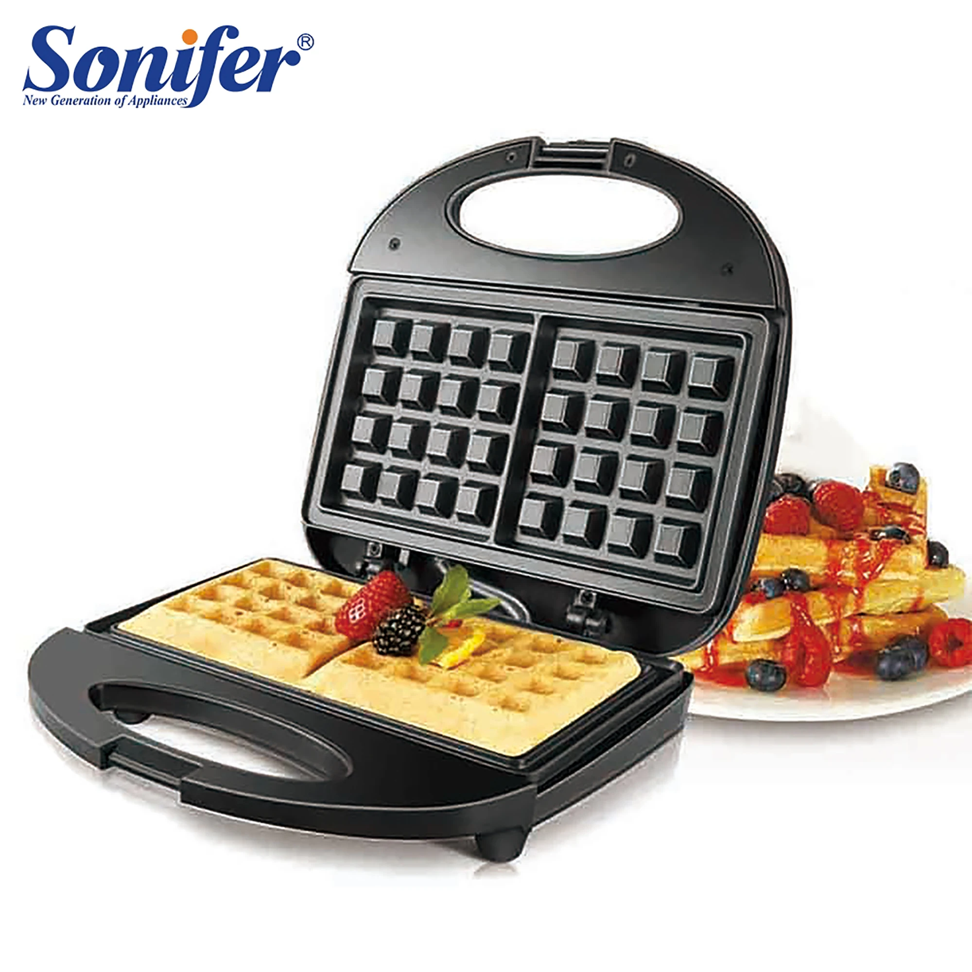 

750W Electric Waffle Maker Bubble Egg Cake Oven Cooking Kitchen Appliances Breakfast Machine Waffles Pot Iron Baking Pan Sonifer