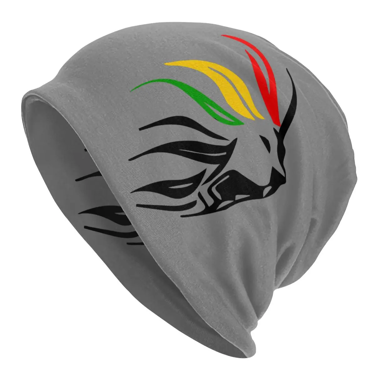 

Jah Live Lion Caps Cool Rasta Judah Art Fashion Adult Street Skullies Beanies Hat Spring Warm Head Wrap Bonnet Capting Hats